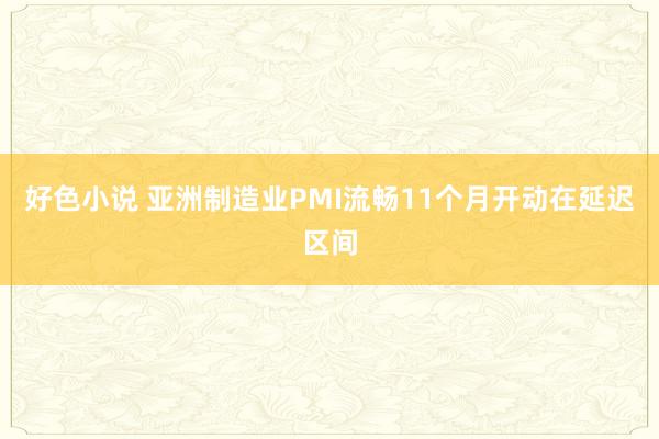 好色小说 亚洲制造业PMI流畅11个月开动在延迟区间