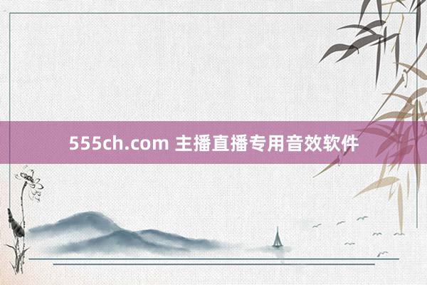 555ch.com 主播直播专用音效软件